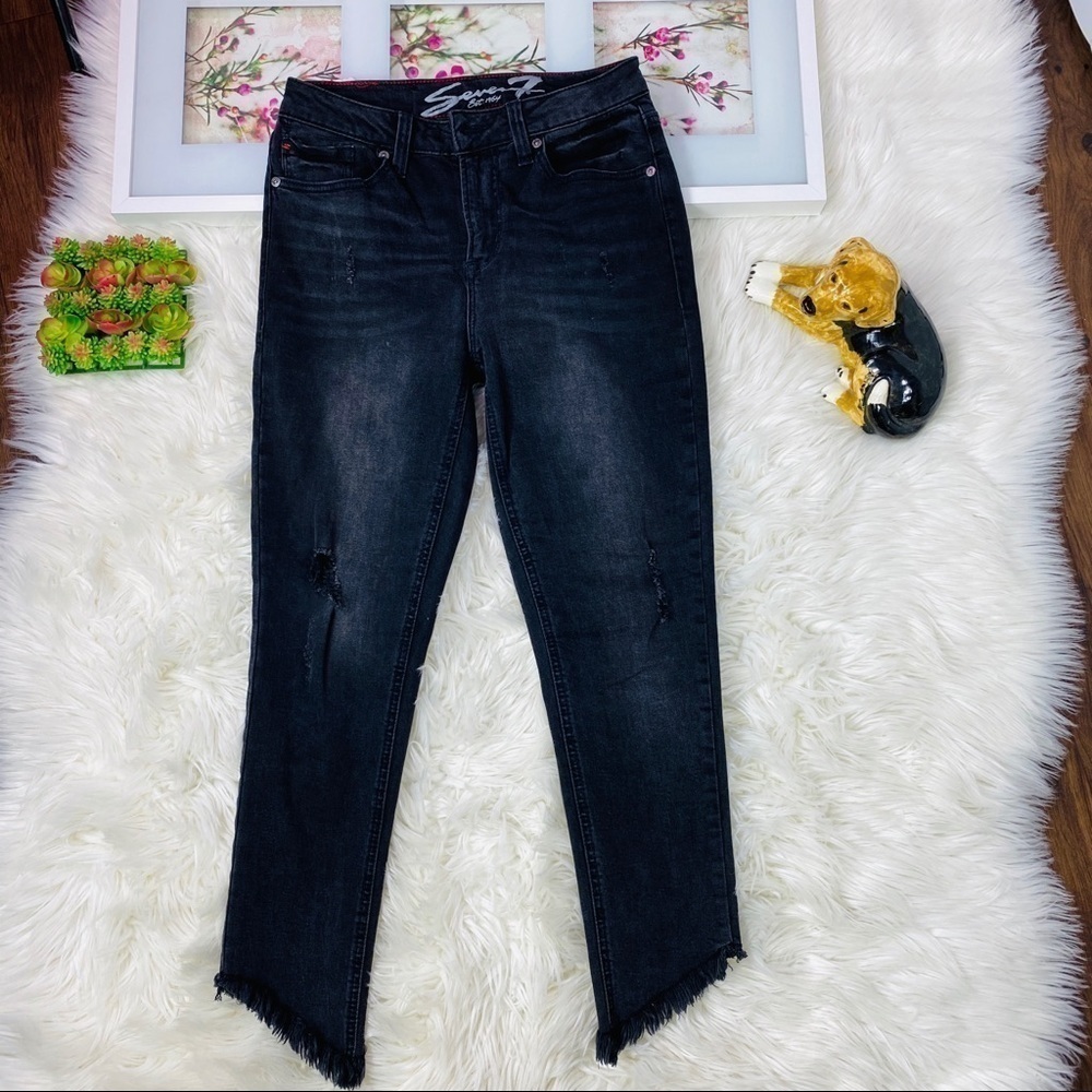 Seven7 Jeans Sz 4 High Rise Ankle Skinny